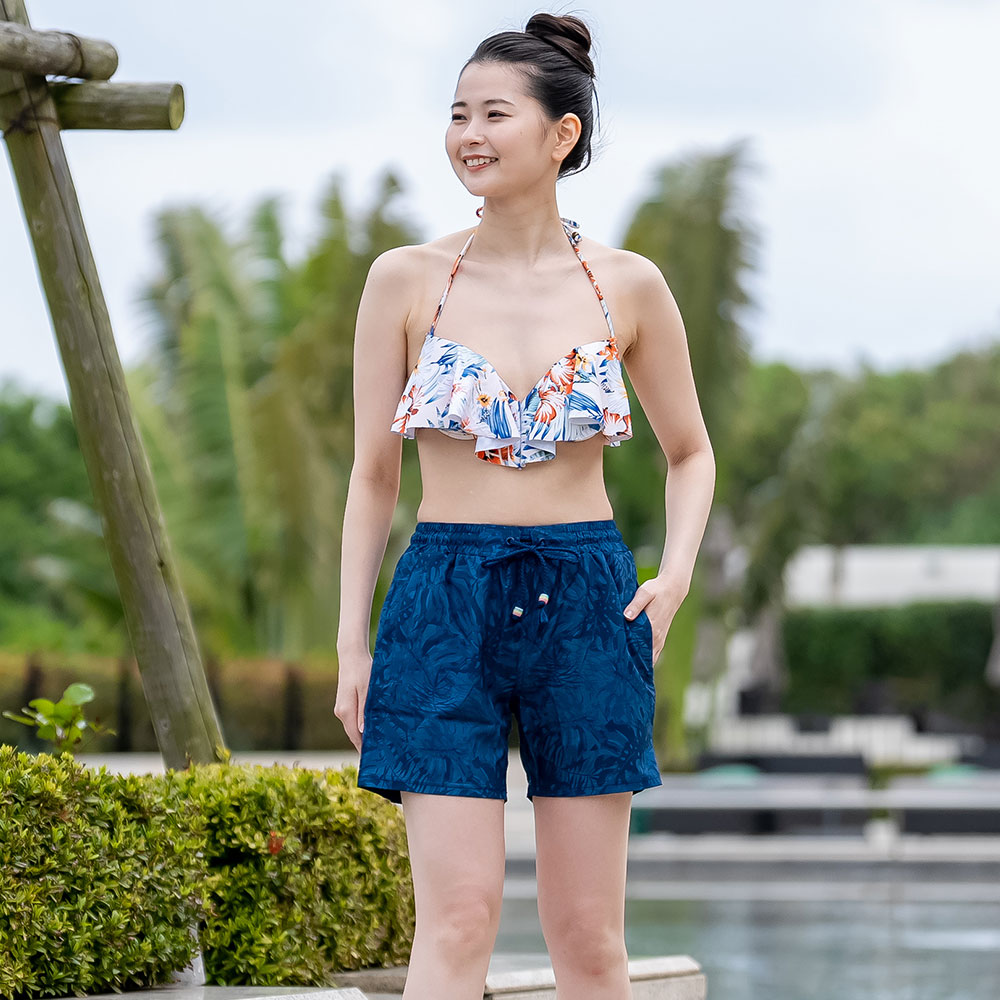 サーフパンツ レディース ミドル丈 水着 ボードショーツ 体型カバー