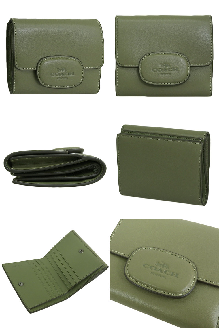 COACH（コーチ） 財布 レディース 2つ折り 折財布 コンパクト