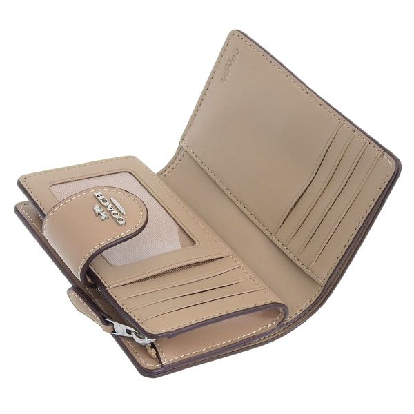 COACH（コーチ） 財布 レディース 2つ折り 折財布 アウトレット ライト