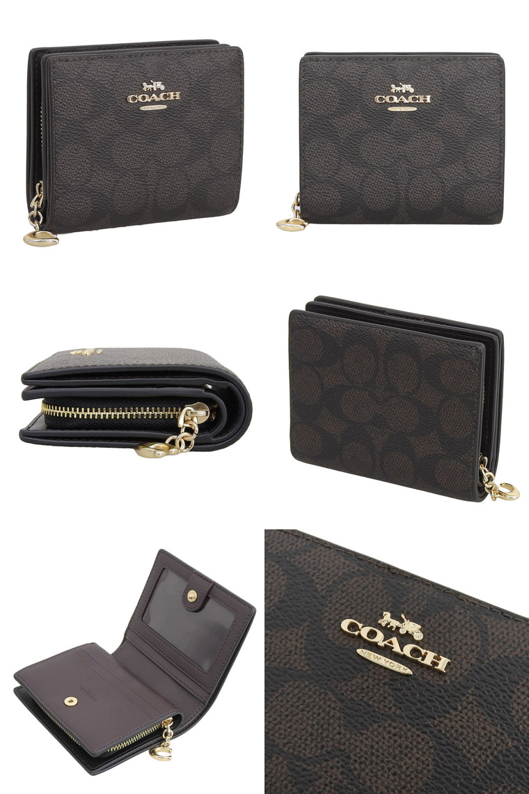 COACH（コーチ） 財布 二つ折り レディース アウトレット ミニ財布