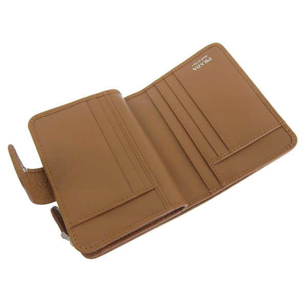 PRADA（プラダ） 財布 レディース 2つ折り 折財布 コンパクト