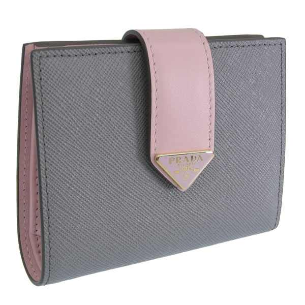 PRADA（プラダ） 財布 レディース 2つ折り 折財布 コンパクト