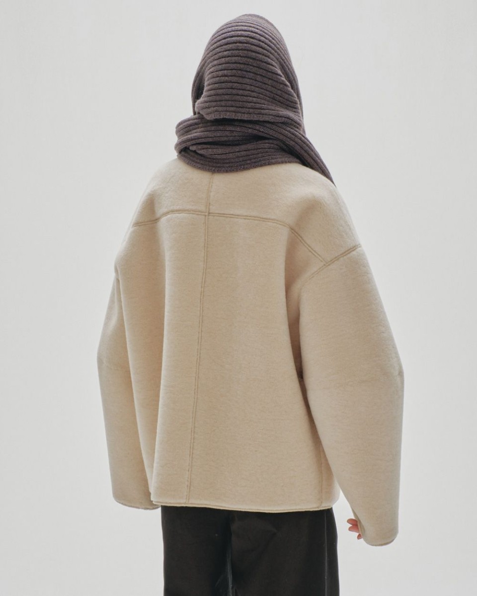 TODAYFUL (トゥデイフル）Rib Knit Muffler 即日発送 : RAPTURE - 通販