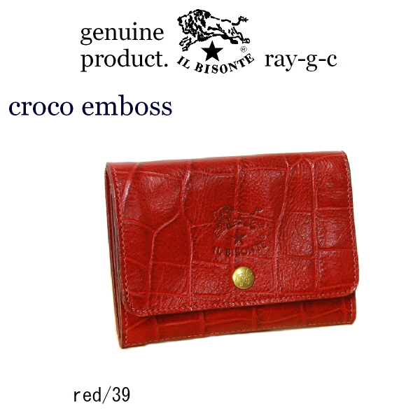 IL BISONTE（イルビゾンテ） 財布 ワンスナップ2つ折りウォレット