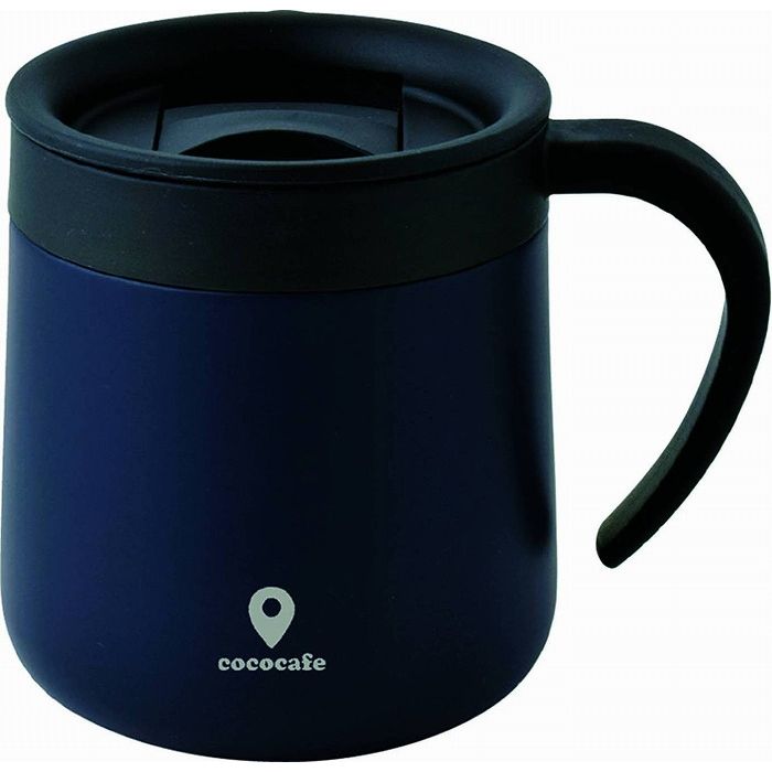 Cocco コトコノコ マグカップ CC-19 ココカフェ 蓋付き 真空 二重 マグ