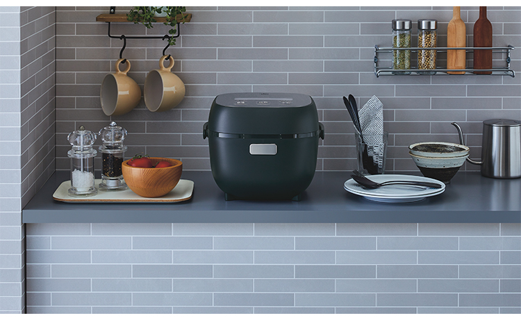 タイガー マイコンジャー炊飯器 3合 JBS-B055KL メタルブラック