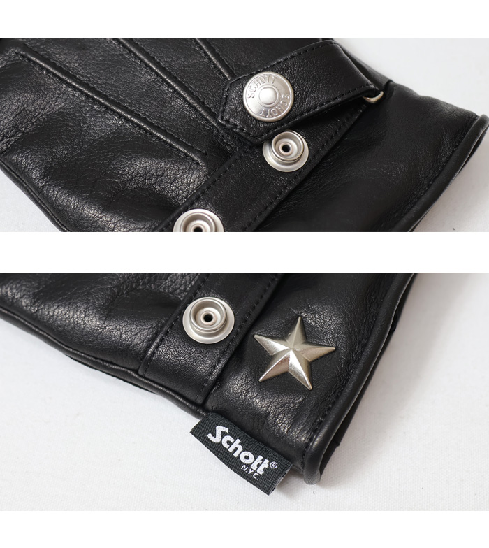 Schott N.Y.C（ショット） Schott ワンスター ウインターグローブ 革