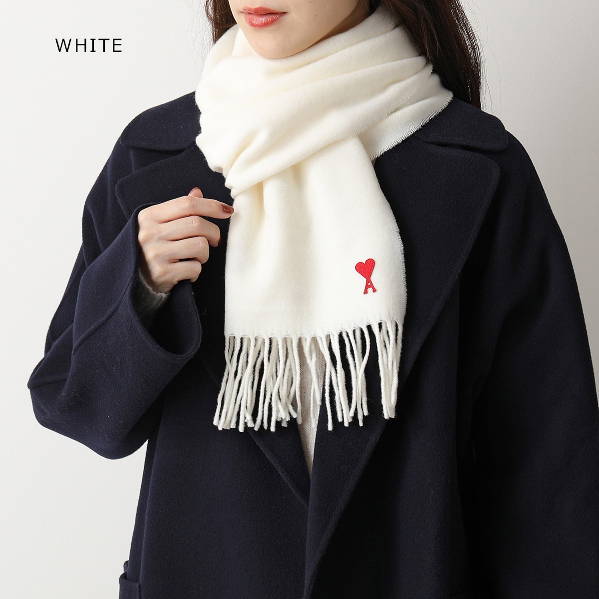 AMI Alexandre Mattiussi ami paris アミ パリス マフラー USF405.334