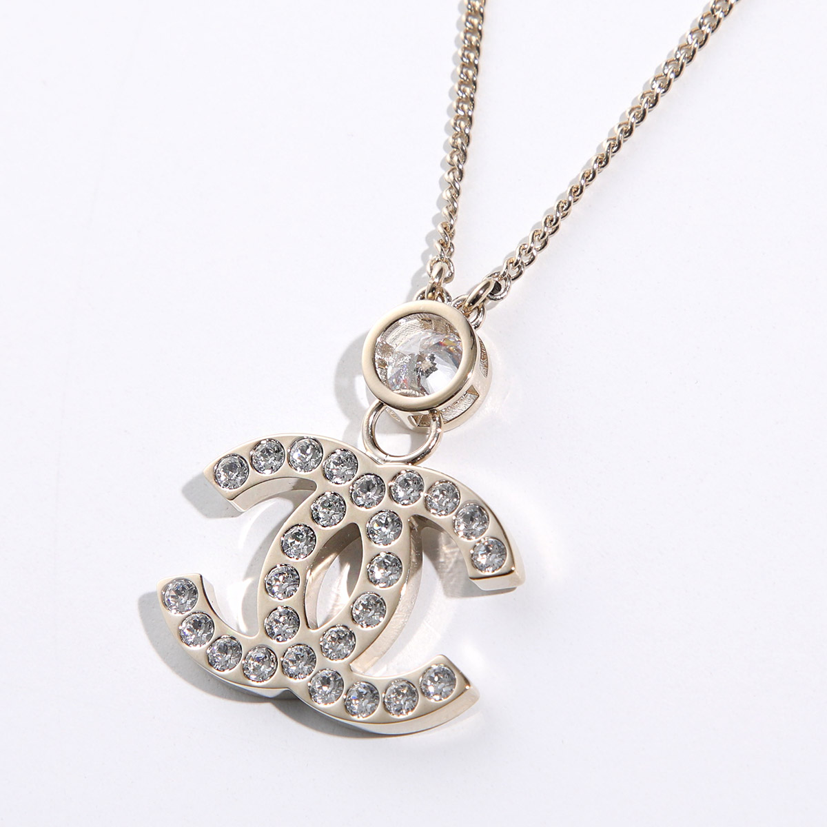 カッペイ 未使用 CHANELシャネル CCダイヤ×チェーン アンクレット 楽天