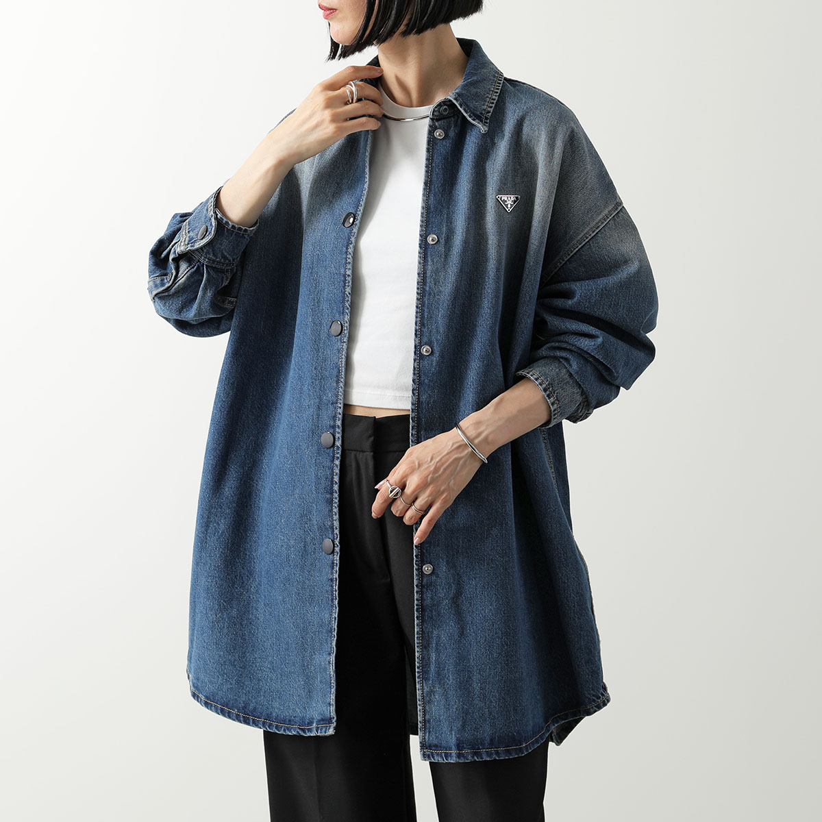 PRADA（プラダ） デニムジャケット GFC060 16PK レディース コットン G