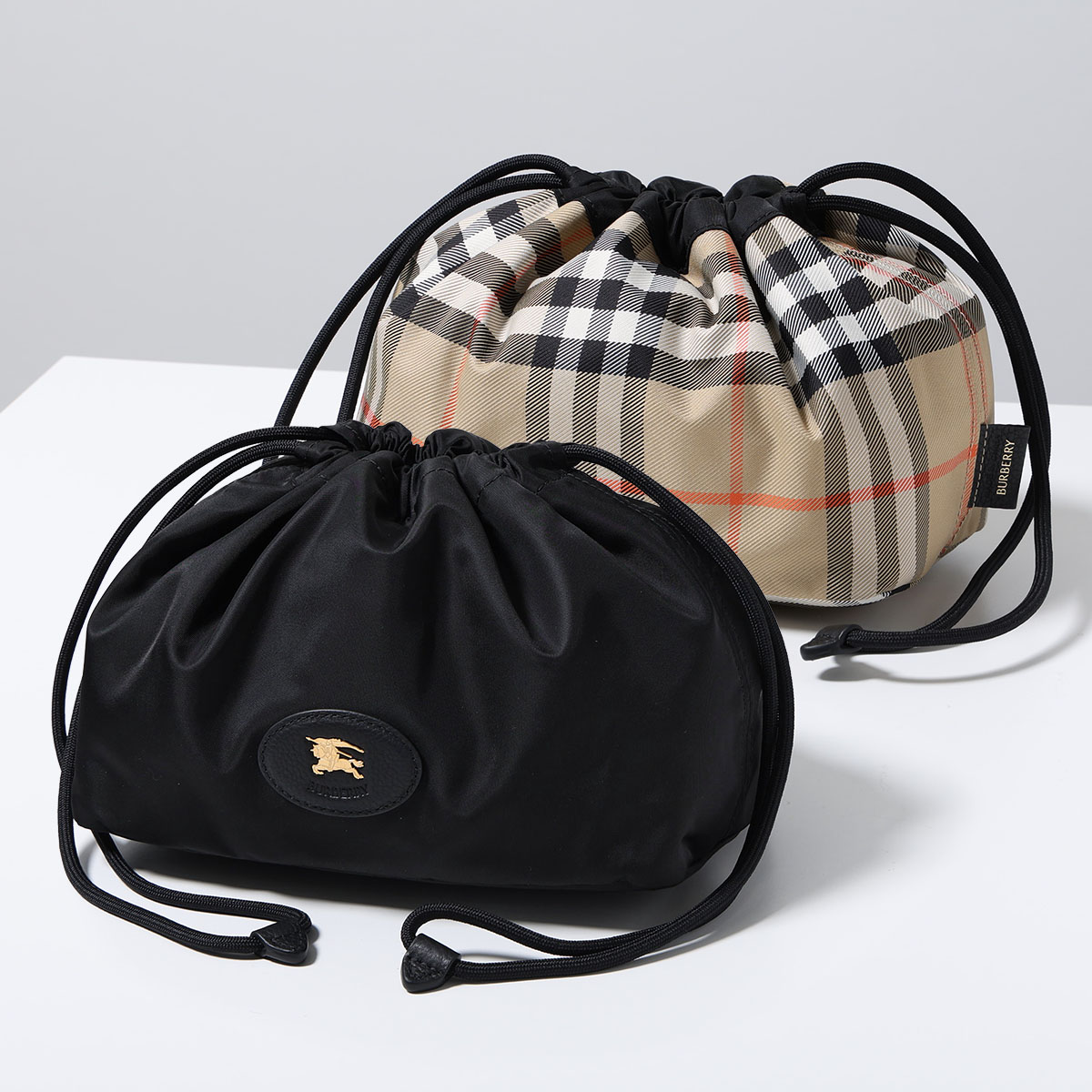 BURBERRY（バーバリー） ハンドバッグ LS DRAWSTRING POUCH REV ドロー