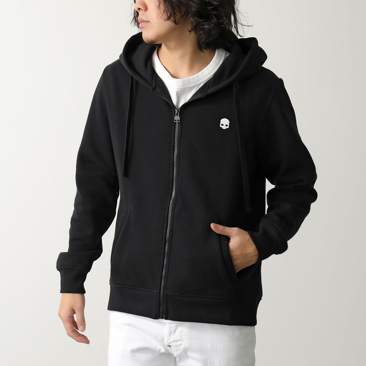 HYDROGEN（ハイドロゲン） パーカー LENTICULAR FULLZIP HOODIE MZ0005