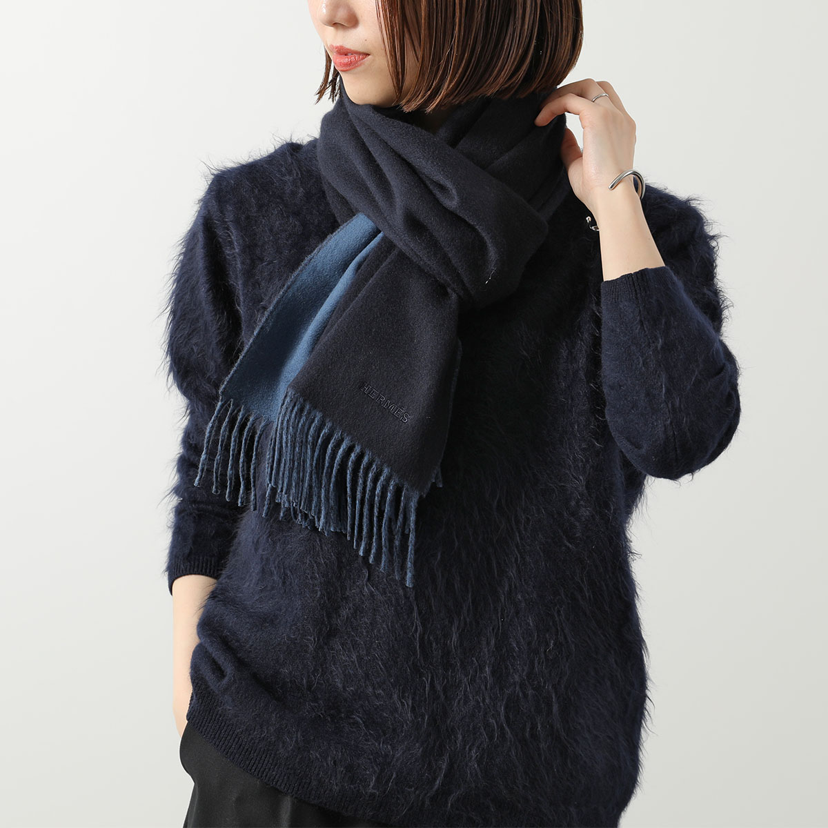 HERMES（エルメス） マフラー 170×40 レクトヴェルソ Recto Verso