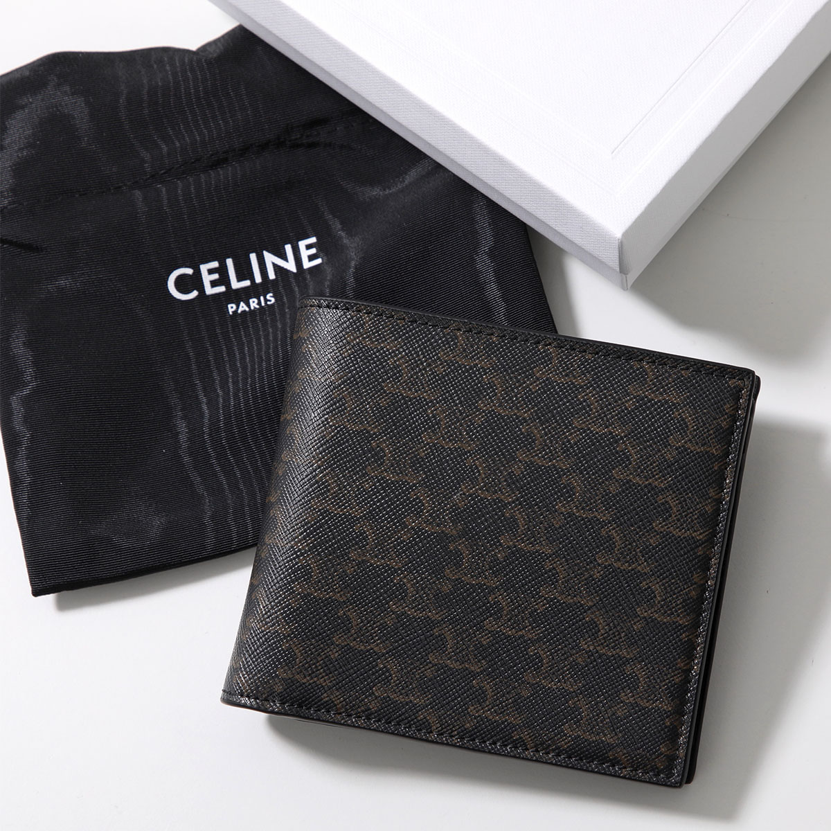 CELINE（セリーヌ） 二つ折り財布 BI-FOLD WALLET IN TRIOMPHE CANVAS