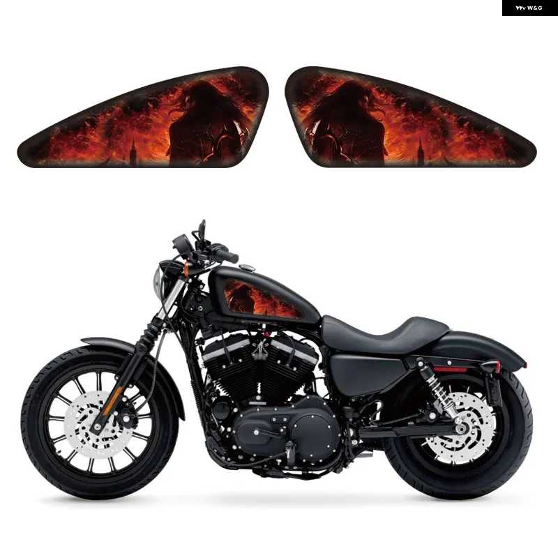 並行輸入品 オートバイ バイク 燃料タンク デカール 3D ステッカー