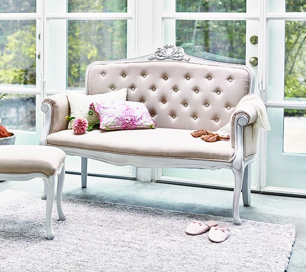 ③猫脚☆エレガント☆ヨーロピアン☆ピンクストライプ布張り