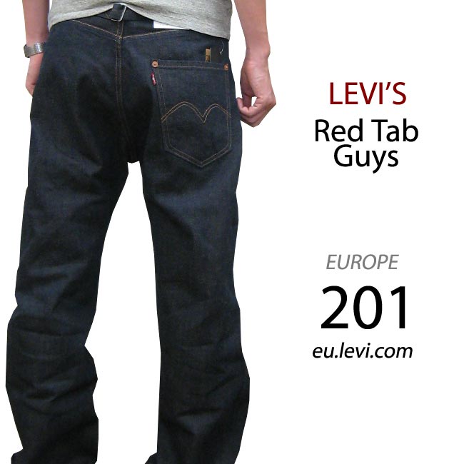Levi's（リーバイス） LEVI'S Red Tab Guys 1890's 201 EUROPE