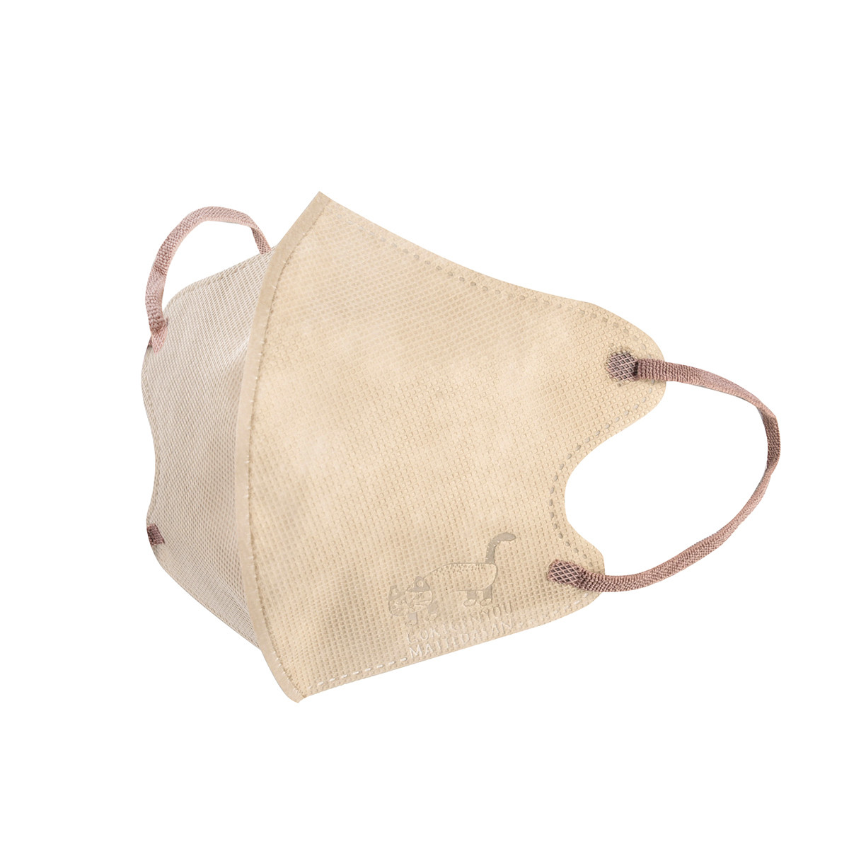 kusuguru（クスグル） 不織布立体マスク エンボス加工のワンポイント