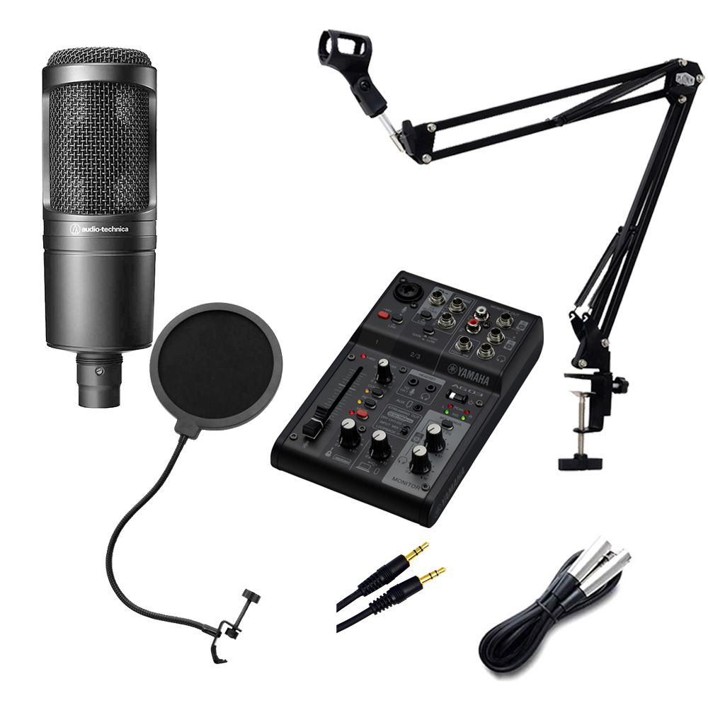 YAMAHA（ヤマハ） AG03MK2 AT2020 高音質配信セット コンデンサー