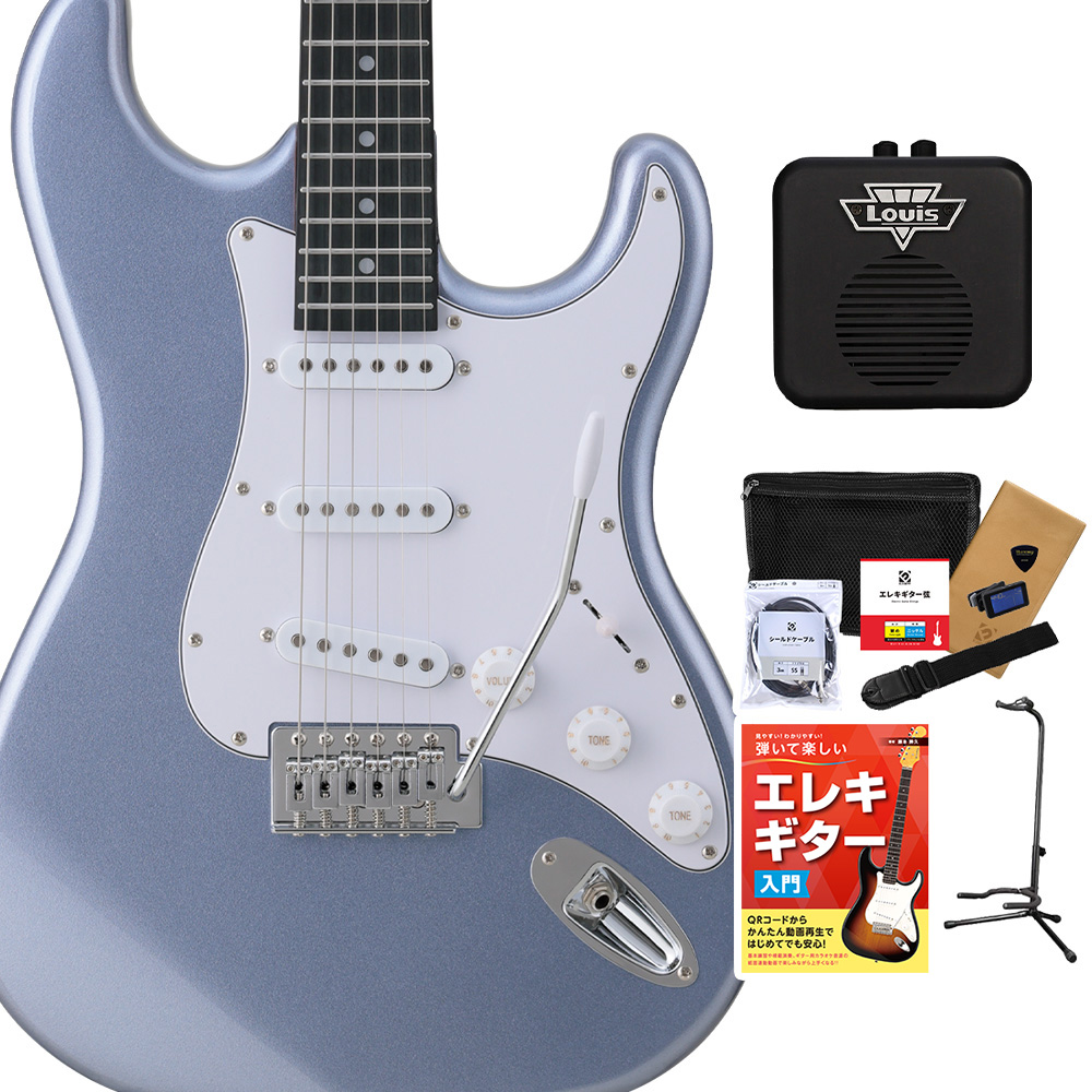 BUSKER'S バスカーズ BST-Standard エレキギター初心者12点セット