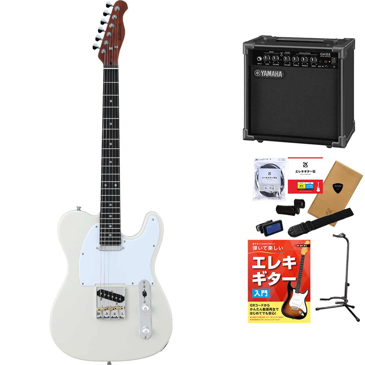 BUSKER'S バスカーズ BTL-Standard エレキギター初心者12点セット