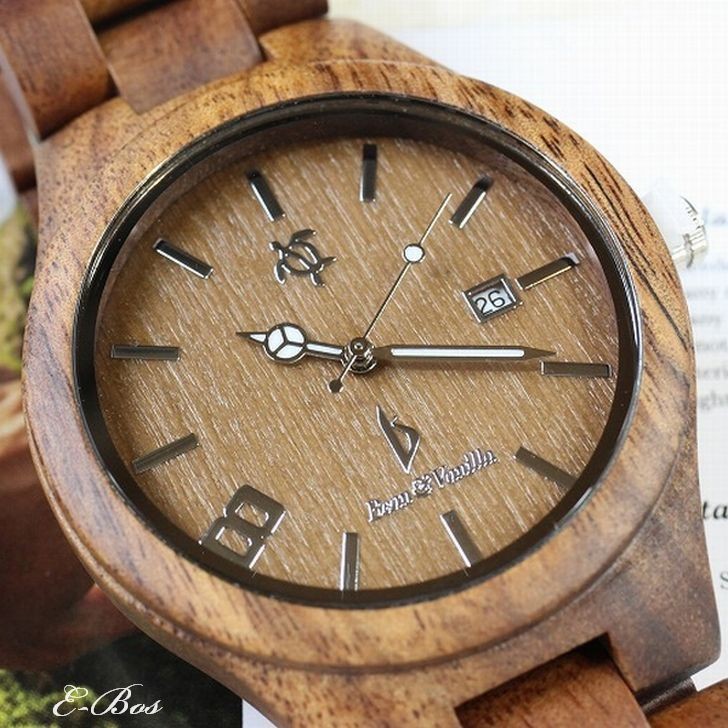 ハワイアンジュエリー コア ウオッチ 腕時計 Bean & Vanilla 天然