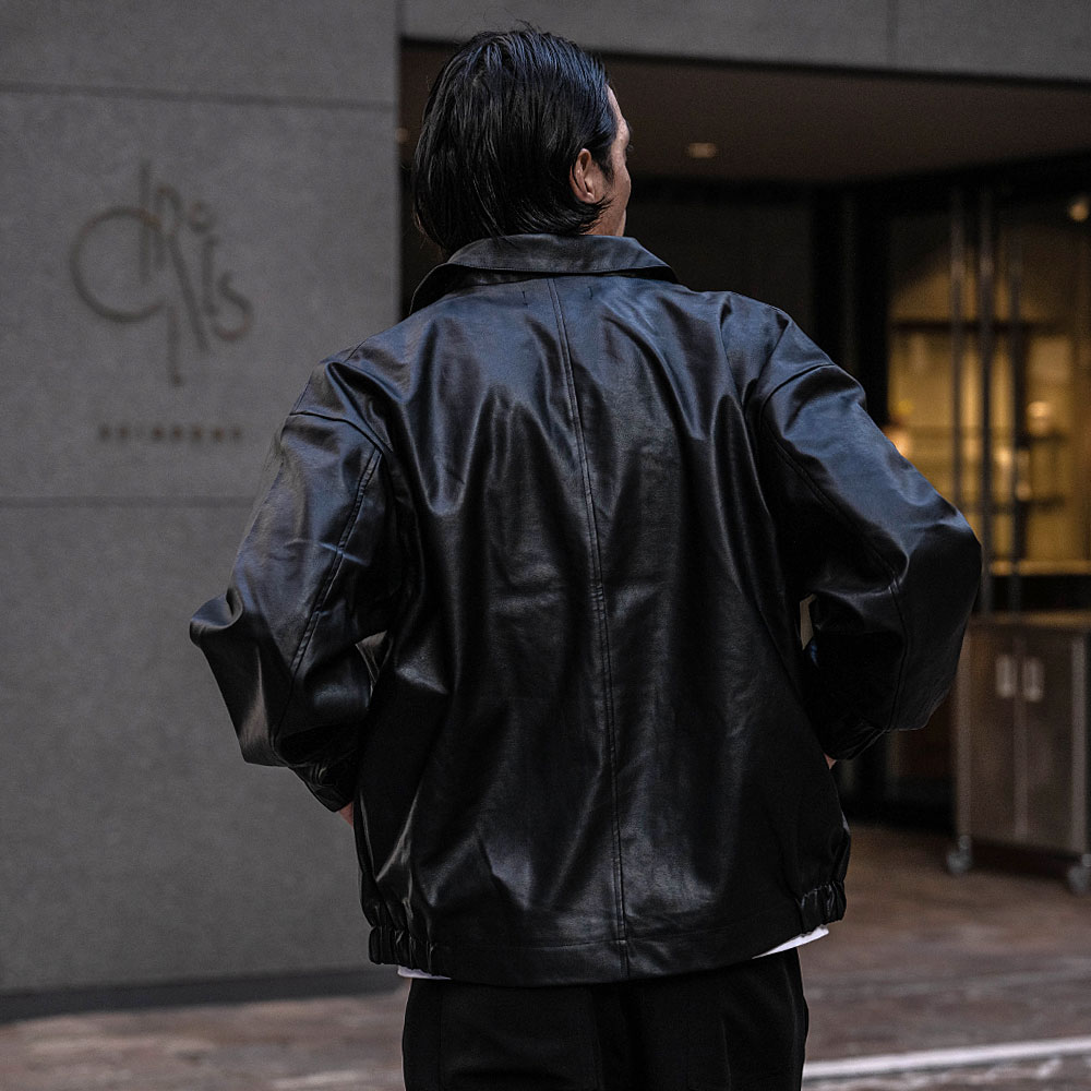 CavariA（キャバリア） レザージャケット メンズ 合成皮革 ライダース