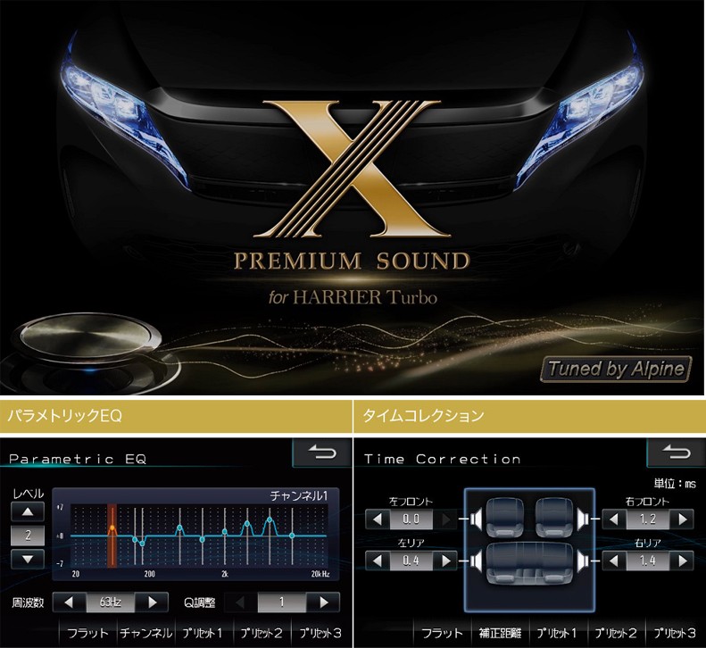 ALPINE（アルパイン） X3-180S-HA 60系ハリアー専用18cmセパレート3way