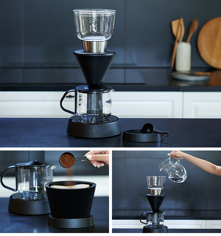 EPEIOS（エペイオス） 珈琲豆おまけ付 EPEIOS FoElem スマートコーヒー