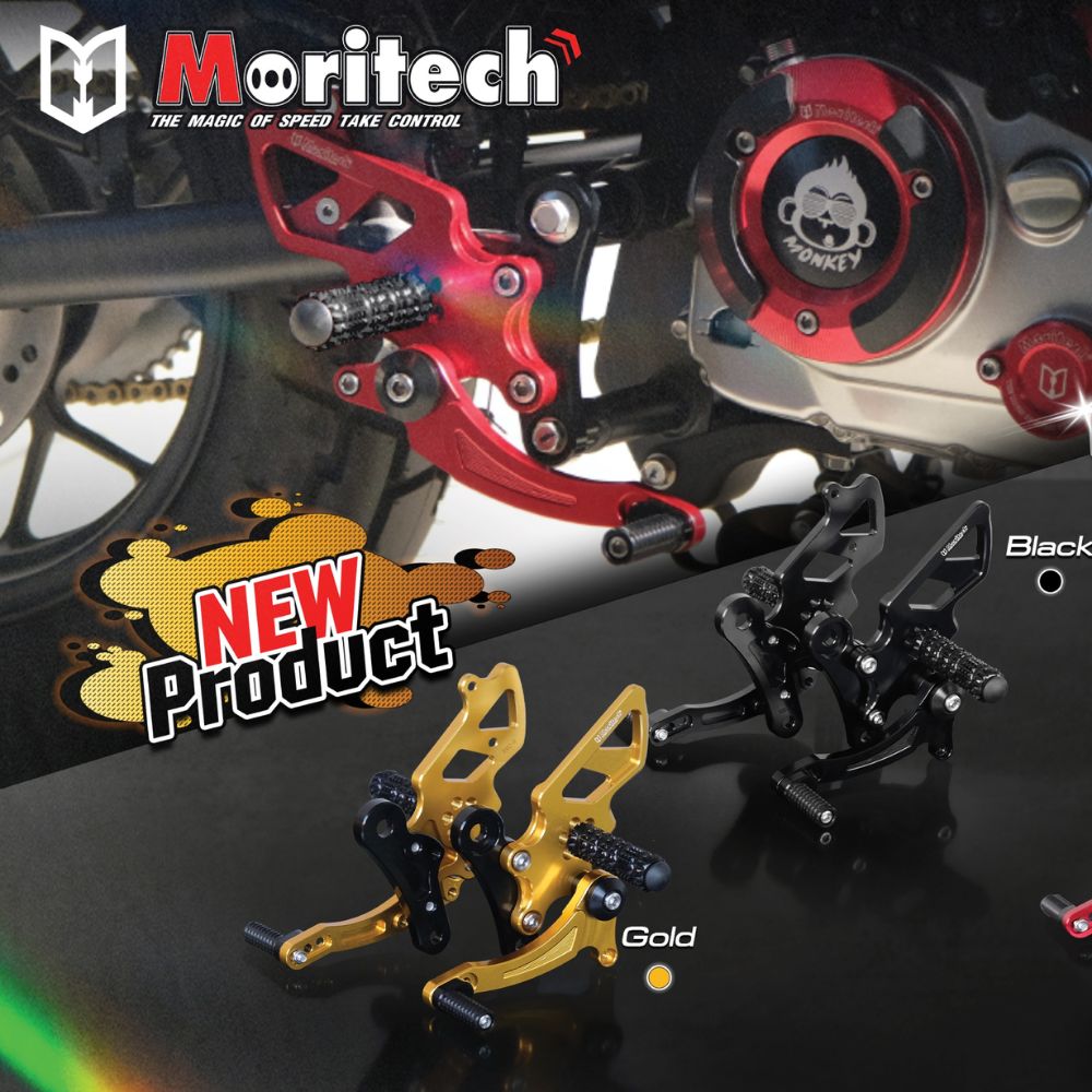 ホンダ モンキー125 バックステップキット MORITECH CNC RACING REAR