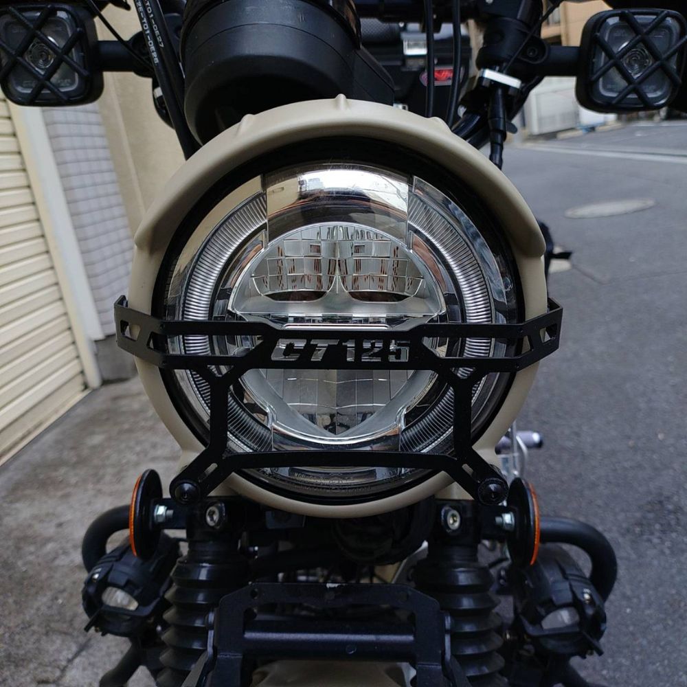新色カラー追加*ホンダ ハンターカブCT125用 L4 ヘッドライトガード