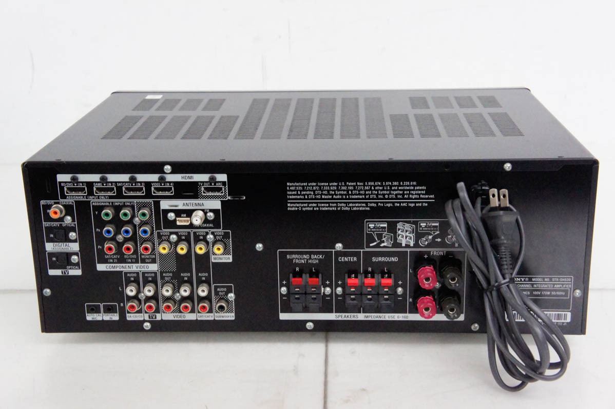 中古 SONY ソニー STR-DH530 AVアンプ M2821692