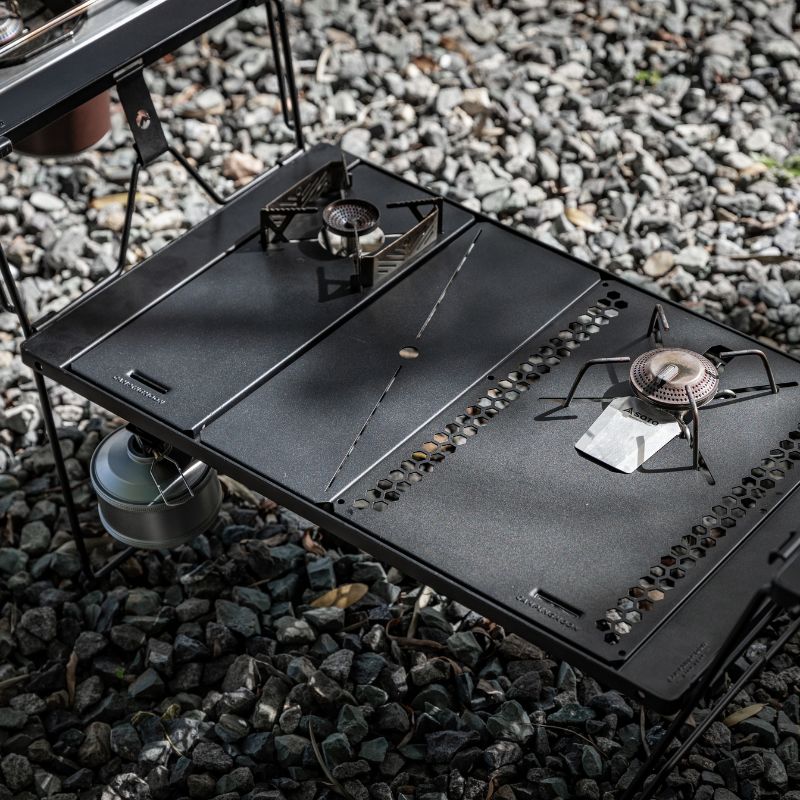 新品IGT規格6点SET テーブル/バーナー/アクリル天板/ライト/ラック