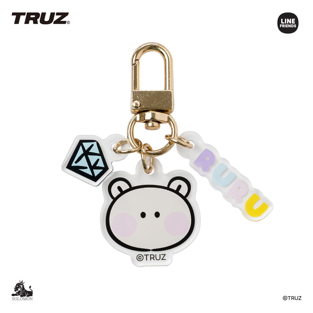 ソロモン商事 TRUZ minini アクリルキーリング ACRYLIC KEYRING