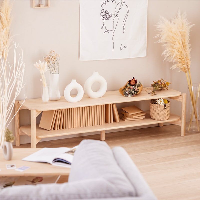 Living＆Journey（リビングアンドジャーニー） シェルフ ロータイプ