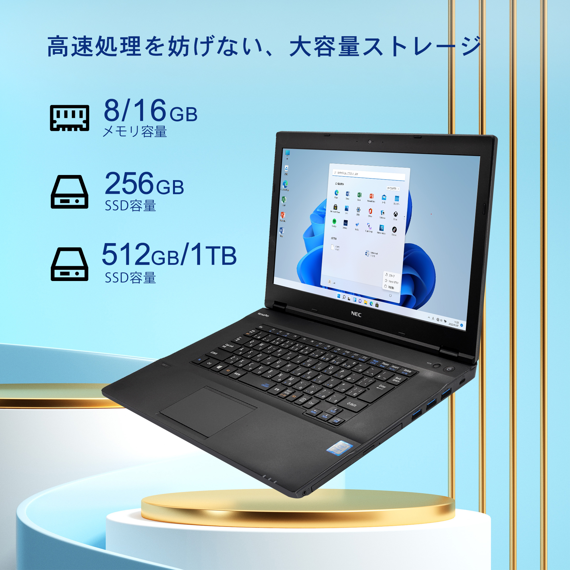 DELL-タッチパネルノート/ Core i5/HDD 1000GBメモリ8GB