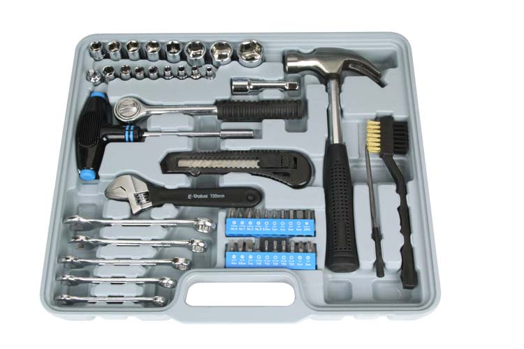 藤原産業 E-Value ツールセット(工具セット・家庭用) 70点 ETS-70M ( 1