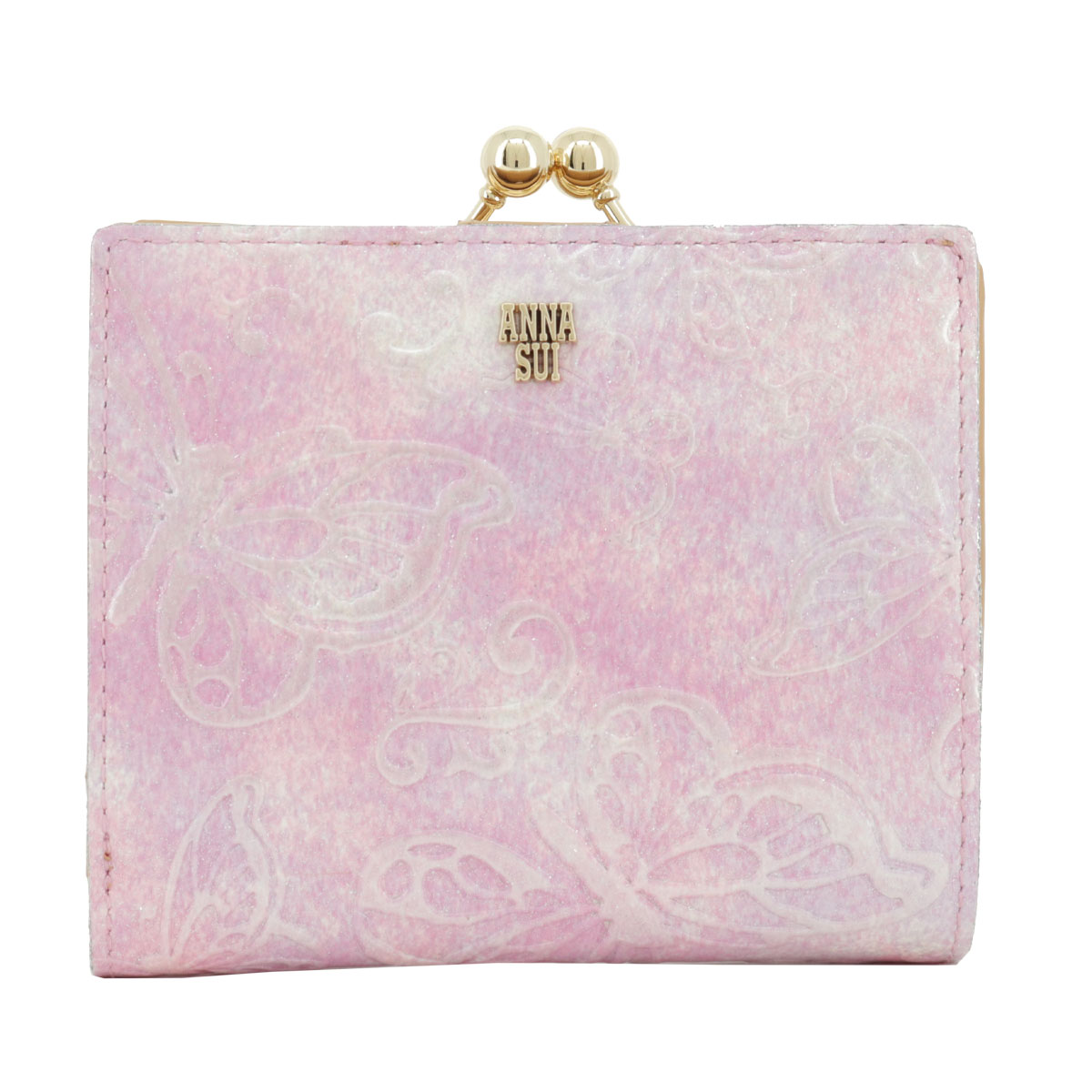 ANNA SUI（アナスイ） 二つ折り財布 がま口 レディース パピヨン