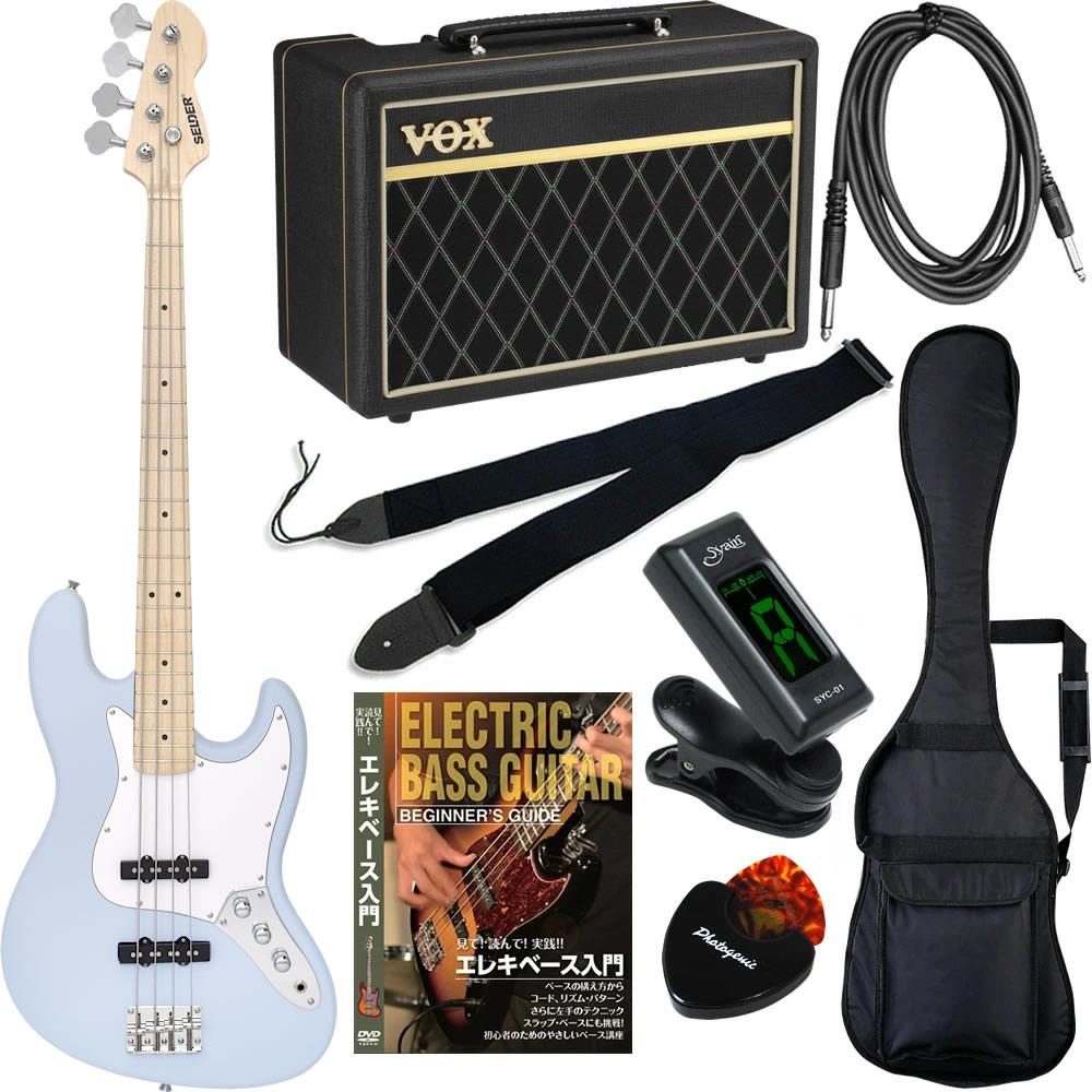 SELDER エレキベース PB-30/JB-30 VOX Pathfinder Bass 10 スーパー