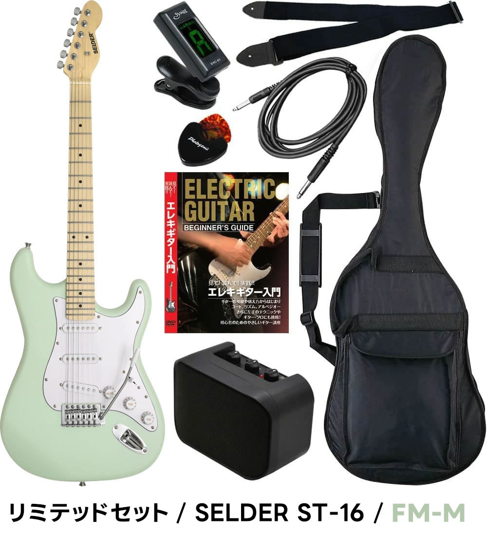 エレキギター 初心者セット SELDER ST-16 リミテッドセット〔入門