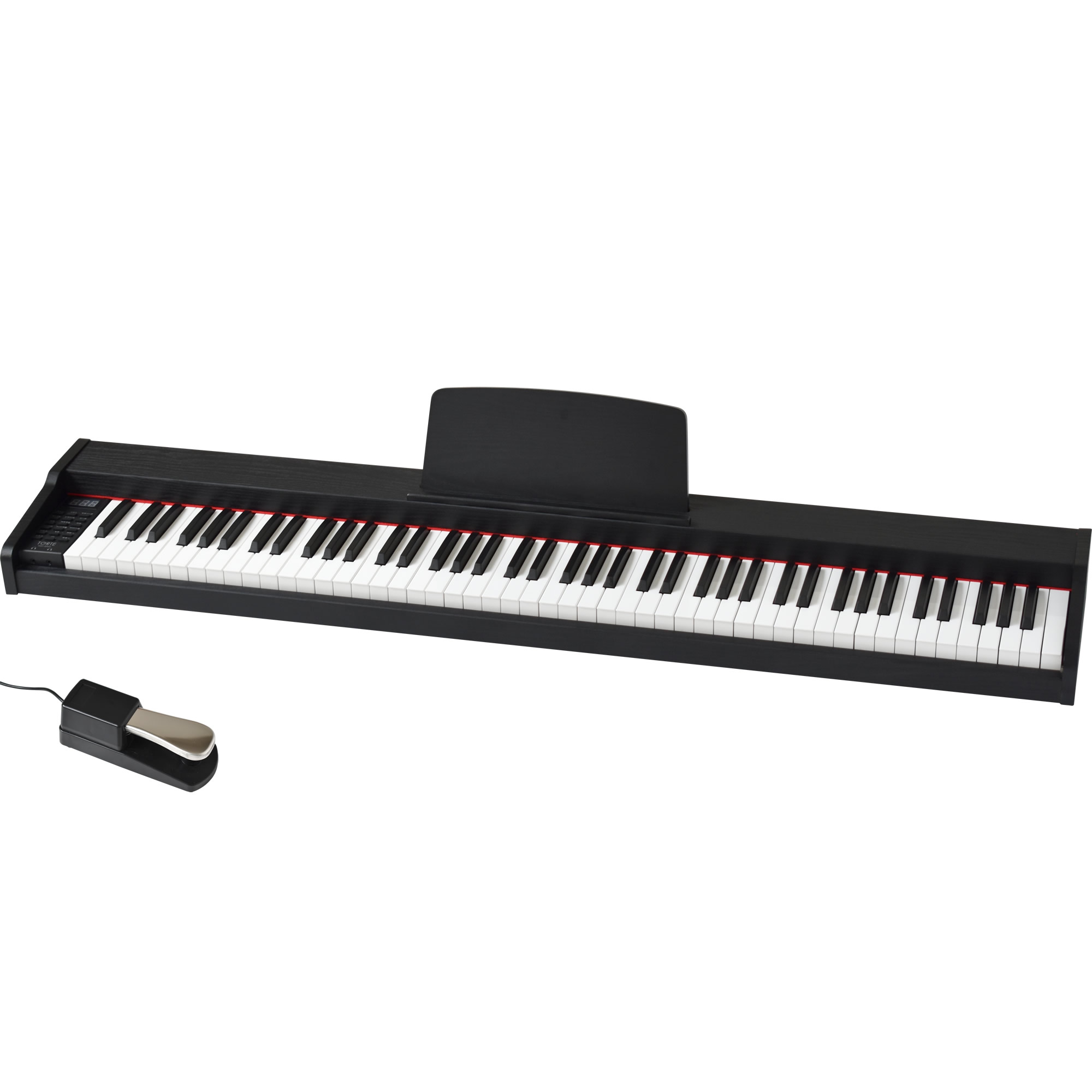 p125 電子ピアノ88鍵 黒 譜面台付き Amazon | Yamaha P125 88-Key