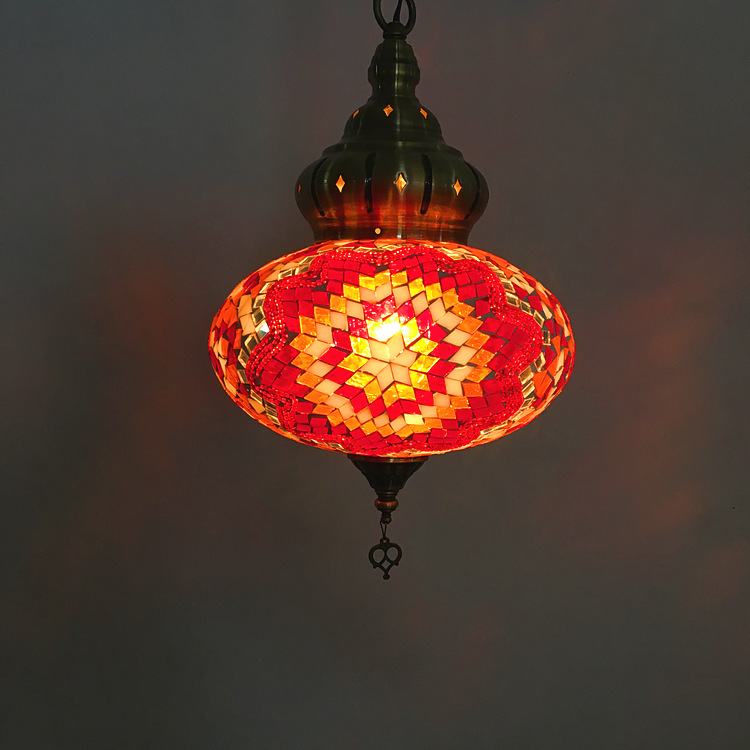 ペンダントライト トルコランプ ステンドグラス ペンダントランプ