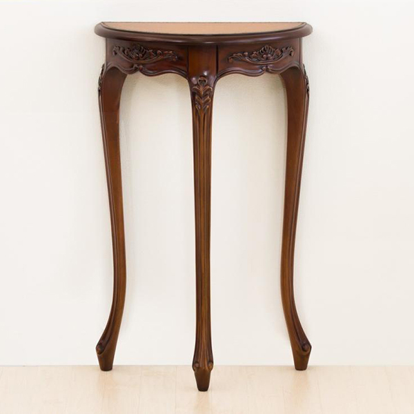 アンティーク 猫脚 サイドチェスト 花台 サイドテーブル，幅48cm Used