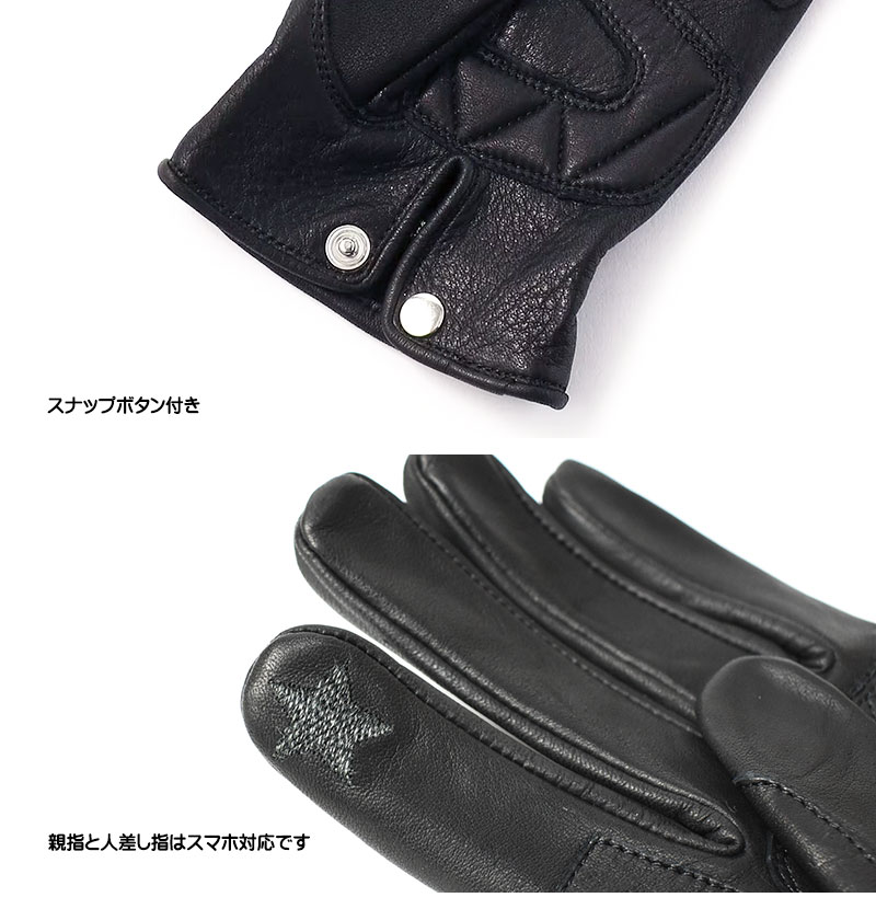 Schott N.Y.C（ショット） Schott 手袋 メンズ ワンスター レザー