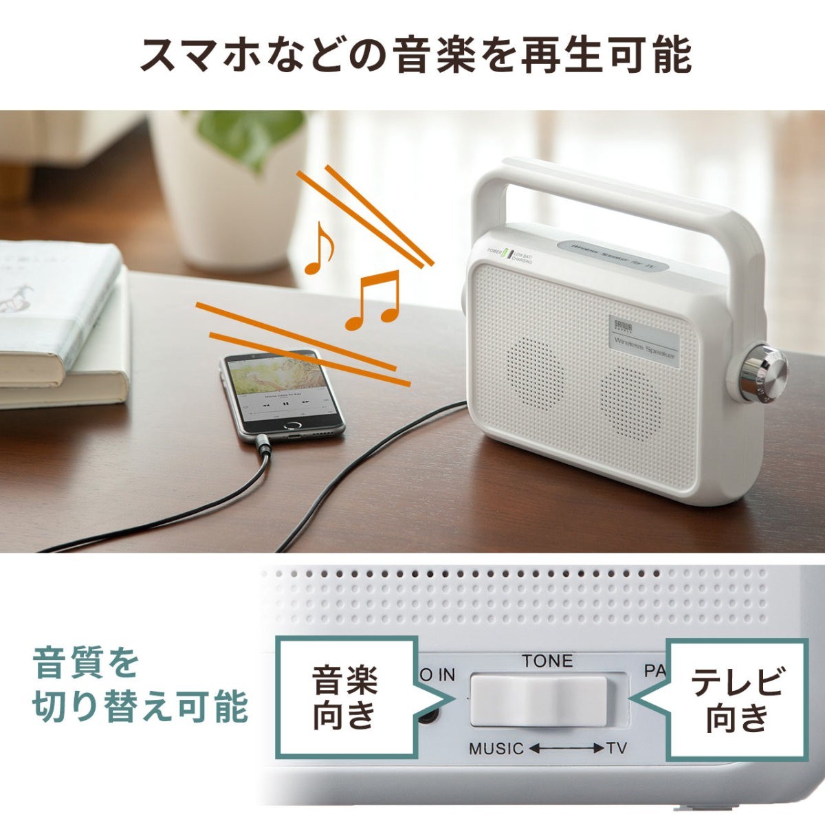 SANWA SUPPLY（サンワサプライ） テレビスピーカー テレビ用スピーカー