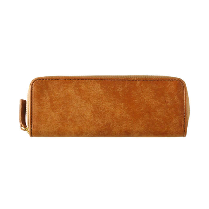 sot（ソット） ラウンドファスナー ペンケース プエブロレザー 革