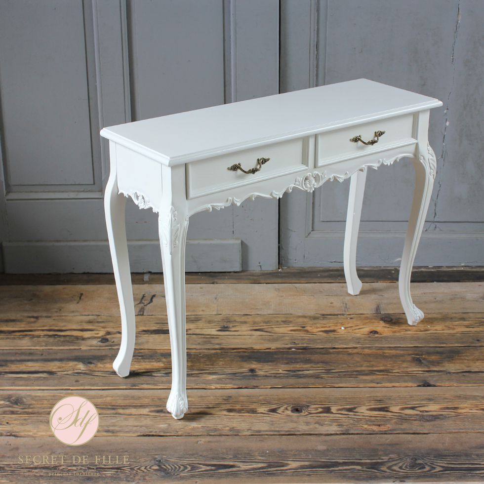 コンソールテーブル アンティーク ロココ調 姫系 猫脚 フレンチ 収納