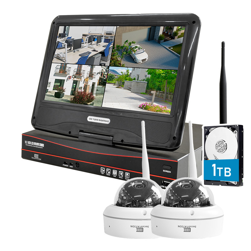 SecuSTATION 防犯カメラ 屋外 セット 家庭用 ワイヤレス wifi カメラ2