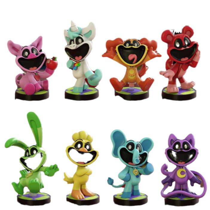8-piece set ！】スマイリングクリッターズ フィギュア おもちゃ