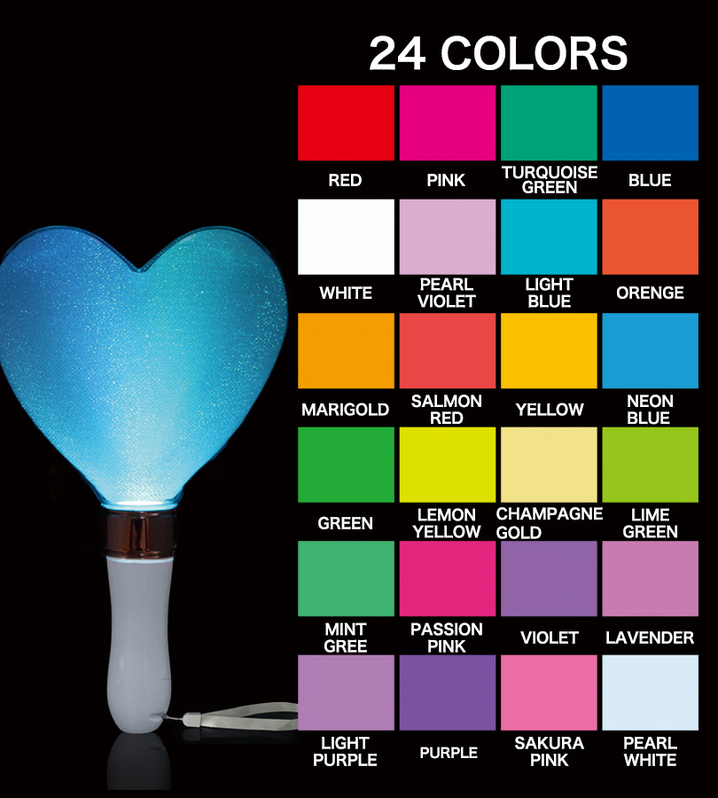 うさ様用)mi!kペンライト イエローラメペンライト ストラップ付き